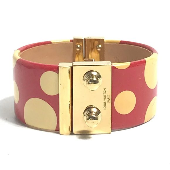 LOUIS VUITTON Kusama Yayoi Collaboration Dot polka dots Bangle Bracelet - Picture 1 of 6